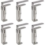 6 x stainless steel tablecloth clips 9 x 5. 5 cm for thick tables, tablecloth for indoor and outdoor ...