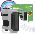 60 - 120x microscope de poche éclairé par led pour enfants, microscope portable, mini microscope pour ... 60 - 120x microscope de poche éclairé par led pour enfants, microscope portable, mini microscope pour ...