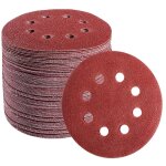60 disques  8 trous - disques de ponage papier abrasif  poncer 125mm ponceuse excentrique