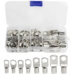 Aiducho - 60 pcs cosses lectrique trou boulon en cuivre tam connecteurs sc  sertir / souder pour ...