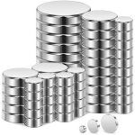 60 pi�ces aimants super forts 3 dimensions n�odyme aimant petit cylindre r�frig�rateur aimant mini - ...