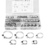 Vurahome - 60 pi�ces collier serrage inox 6 - 38mm colliers de serrage acier r�glable tuyau clips ajustable ...