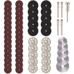 60 pi�ces mini disque diamant � tron�onner, mini lame de scie circulaire hss, mini disque de coupe en ...