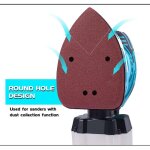 60 pi�ces mouse sanding sheet feuille de pon�age, 10 x 40 / 60 / 80 / 120 / 180 / 240 grains feuilles ...