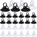 60 pices ventouse pare soleil, 45mm ventouse sans crochets ventouse, pvc ventouses mini ventouse transparente ...