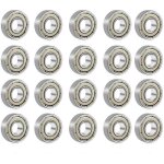 [jamais utilis�] 608 zz roulement � billes m�tal double blindage roulement skate pour roller, skateboard, ...