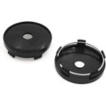 60mm dia 5 cosses pneu roue centre hub caps couverture noir pour voiture v�hicule
