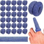 60pcs bandage au doigt bandage tubulaire � rouleau de doigts douches respirables cuisine des blessures ...