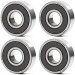 6201 - 2rs roulement � billes 12 x 32 x 10 mm - double joint d'�tanch�it� en caoutchouc - abec 5 - roulement ...