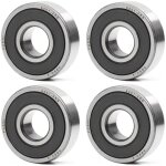 6201 - 2rs roulement � billes 12 x 32 x 10 mm - double joint d'�tanch�it� en caoutchouc - abec 5 - roulement ...