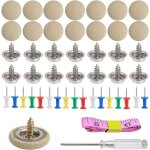 65 pi�ces de boutons de r�paration de toit de voiture rivets rivets pour v�hicules voiture avec 65 broches ...