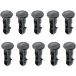 65 x18mm lot de 10 goupilles de charni�re pour couvercle de poubelles � roulettes en plastique noir pour ...