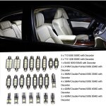 6500k 150lm 12v t10 smd led ampoule blanche pour lampe de lecture de voiture (23pcs)
