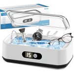 650ml nettoyeur ultrasons, 49000hz nettoyeur ultrasons lunettes pour lunettes, montres, bijoux, pi�ces ...