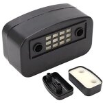 65mm coque en plastique carr� compresseur d'air silencieux bruit silencieux pompe d'admission filtre ...