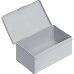 66018 bac � charni�re esd (l x l x h) 136 x 87 x 55 mm gris 1 pc(s) y859952 - alutec