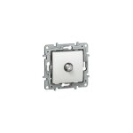 664750 - prise tv nilo - simple 'f' - toile blinde - pur - legrand