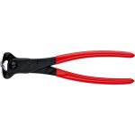 68 01 200 sb pince coupante de devant gain�es en plastique atramentis�e noire 200 mm - knipex