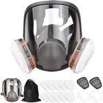6800 16 en 1 masque complet masque � gaz masque complet 1 corps de masque + 2 x cartouches 3 + 2 x bouchons ...