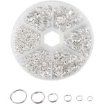 690 pcs anneaux de saut anneaux ouverts jump anneau ouvert m�tal anneaux de saut our connecter des colliers ...