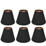 6pcs abat - jour en tissu clip sur abat - jour pour e14 table lustre lampe de sol lampe murale d�cor ...