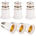 6pcs adaptateurs de douille - convertisseur de lampes douille b22 vers e27 - adaptateur de douille pour ...