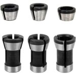 6pcs adaptateur pince de serrage fraise defonceuse 6mm 6. 35mm 8mm mandrin de fraiseuse collet mandrin ...