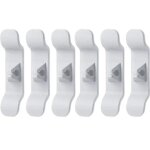 6pcs cord wrapper organizer clips holder wire hider cable winder management wrap pour kitchen appliance ...
