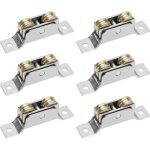 6pcs doubles rouleaux porte coulissante fen�tre roue porte fen�tre double roulement de roue roue pour ...