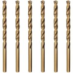6pcs m35 foret cobalt metal h�lico�daux, 2mm hss forets meche metal professional pour inox alliage alliage ...