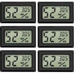 (6pcs )mini digital lcd thermom�tre hygrom�tre temp�rature humidit� - 5070? 10%99% rh thermom�tre portable ...