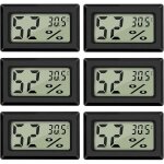 (6pcs )mini digital lcd thermom�tre hygrom�tre temp�rature humidit� - 5070? 10%99% rh thermom�tre portable ...