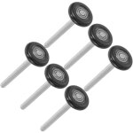 6pcs nylon door wheels set of precise casters for automatic garage doors and sliding rails accessories ...