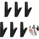 6pcs patere murale salle de bain, porte manteau mural, crochet salle de bain, pour cuisine, crochet salle ...