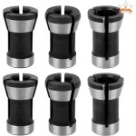 6pcs tte de mandrin de collet, adaptateur de mandrin accessoires pour perceuses mandrin  pince mandrin ...