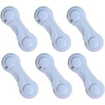 6pi�ces enfant bloc porte securite b�b�, protection bebe pour placard armoires, tiroirs, fours, r�frig�rateurs ...