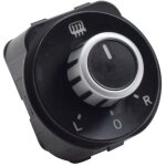 6rd959565b bouton de r�glage de l'interrupteur de r�troviseur pour vw polo 6r 2011 - 2016 (noir)