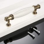 6x cuisine armoire porte poign�es, poign�e b�ton de porte meuble, barre de porte d'armoire avec vis distance ...