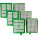 6x filtre remplacement pour electrolux efh 12, esf1w, 9001954123 pour aspirateur - filtre hepa vert / ...
