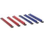 6x rangement porte douille pour 86 pices ? 350 x 28 x 24 mm ? rack support organisateur de douilles ...