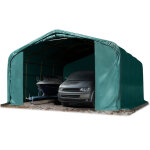 6x6m tente - garage de stockage, porte 4, 1x2, 9m, toile pvc d'env. 550 g / m² 6x6m tente - garage de stockage, porte 4, 1x2, 9m, toile pvc d'env. 550 g / m²