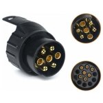 7 / 13 adaptateur prise remorque 7 vers 13 broches connecteur fiche attelage 7 pole a 13 pin pour remorque ...