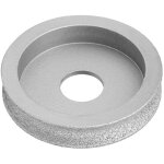 7, 3 cm brated diamond gringing roue concave abrasif pour le verre en c�ramique en pierre 1, 0 cm