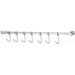 Devenirriche - 7 barre de crochet barre de cuisine barre de suspension en acier inoxydable 304 porte ...