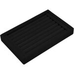 7 compartiments botes � bijoux pour boucle d'oreille, bote de rangement en velours pour, organisateurs ...