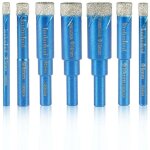 7 mches diamantes sches pour scie  trous 5 / 6 / 8 / 10 / 12 / 14 / 16mm refroidies  la cire pour ...