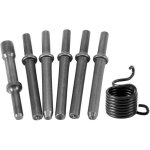7 pieces air pneumatique de lissage resistant ensemble d'outils marteau rivet