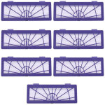 7 pi�ces de rechange filtres hepa pour neato accessoires s�rie d / s�rie bv / s�rie xv accessoires pour ...