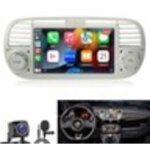 7 pouces carplay autoradio pour fiat 500 2007 - 2015 android 2 + 64g junsun