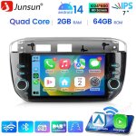 7 pouces carplay autoradio pour fiat grande punto evo linea 2012 - 2015 android 2 + 64g junsun